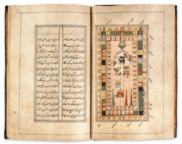 MANUSCRIPT, MUHYI AL-DIN LARI  (d.1526-27), FUTUH AL-HARAMAYN, PERSIA, 18TH CENTURY
