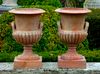 A PAIR OF TERRACOTTA VASES PROBABLY ITALIAN OR FRENCH, 19TH CENTURY