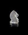 AN ISLAMIC CARVED ROCK CRYSTAL CHESS PIECE, 18TH/19TH CENTURY