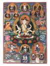 A THANGKA OF AVALOKITESHVARA, TIBET, 20TH CENTURY