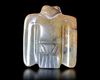 A YELLOWISH-GREEN JADE OWL, CHINA, HONGSHAN CULTURE