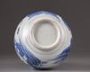 A blue and white double gourd vase