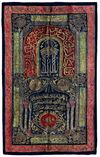 AN OTTOMAN METAL THREAD EMBROIDERED CURTAIN WITH THE TUGHRA OF MAHMUD II (AH 1223-1255/ AD 1808-1839)