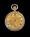 A 14 CARAT GOLD POCKETWATCH, REMONTOIR, 19TH CENTURY