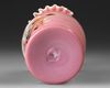 A ROSE OPALINE VASE, FRANCE, 19TH CENTURY