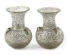 A PAIR OF GLASS LAMPS, SYRIA 19TH-20TH CENTURY