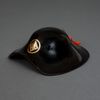 A BLACK LACQUER BAJÔ JINGASA 馬上陣笠 (HORSEBACK SAMURAI HAT)