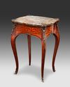 A FRENCH MARQUETRY PEDESTAL TABLE, NAPOLEON II STYLE, EARLY 20TH CENTURY