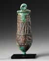 AN EGYPTIAN BRONZE SITULA, PTOLEMAIC PERIOD, CIRCA 304-30 B.C.