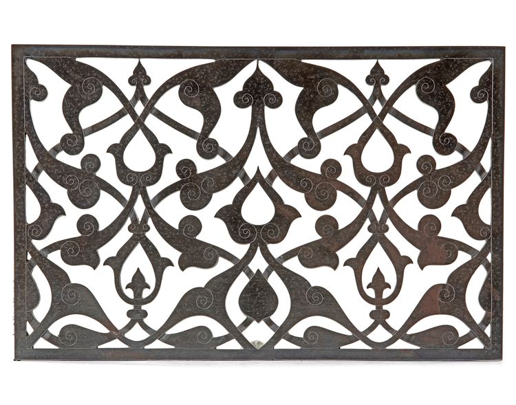 AN OPENWORK STEEL PANEL (WINDOW), MUGHAL, 18TH-19TH CENTURY