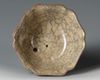 A CHINESE SMALL CRACKLE-GLAZED FLORIFORM WASHER 18TH-19TH CENTURY