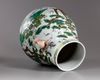 A large Chinese HU form hundered cranes vase