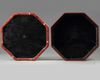 A CHINESE CINNABAR LACQUER OCTAGONAL BOX