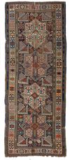 A CAUCASIAN AKSTAFA RUG, 19TH CENTURY