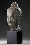 KHMER FIGURE HEAD.