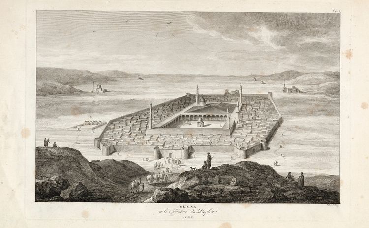 THREE  ILLUSTRATIONS OF MEDINA AND AL-MAHMAL, DATING BACK TO 1784 AND 1861