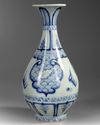 A CHINESE BLUE AND WHITE VASE, QING DYNASTY (1644–1911)