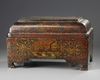 A rectangular lacquer Qajar box