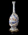 A SAVAFID POTTERY BOTTLE, PERSIA, KIRMAN, 17TH CENTURY