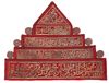A NORTH-AFRICAN SILVER-THREAD EMBROIDERED COVER