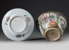 A CANTONESE FAMILLE ROSE POT AND COVER, 19TH-20TH CENTURY