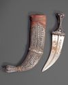 A SILVER YEMENI DAGGER, EARLY 20TH CENTURY