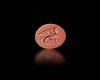 A ROMAN RED JASPER INTAGLIO, CYRENE AS SPHINX, 1ST-2ND CENTURY AD