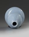 A small Chinese pale-blue crackle-glazed double gourd vase
