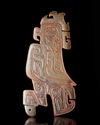 A CHINESE JADE OF A PARROT, SHANG DYNASTY (c 1600-1046 BC)