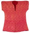 AN OTTOMAN LAMPAS-WEAVE TUNIC MADE FROM A CENOTAPH COVER, TURKEY, LATE 19TH CENTURY