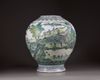 A large Chinese doucai 'tribute bearers' vase