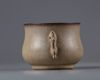 A crackle-glazed censer