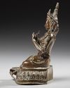 A SINO-TIBET BRONZE SEATED FIGURE OF TARA, 17TH CENTURY