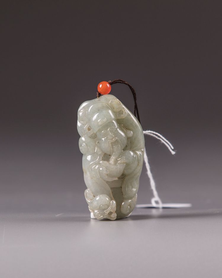 A Chinese jade carving