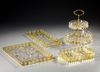 A CENTERPIECE SET 'VAL SAINT LAMBERT', EARLY 20TH CENTURY