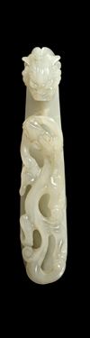 A CHINESE JADE BELT HOOK, 19TH-20TH CENTURY
