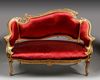 A FRENCH LOUIS XV STYLE SOFA, LATE 19TH CENTURY