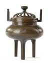 A JAPANESE BRONZE INCENSE BURNER (KOURO), MEIJI PERIOD (1868-1912)