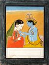 RADHA AND KRISHNA, KANGRA SCHOOL, 19TH CENTURY