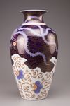 A Japanese porcelain vase