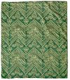 AN OTTOMAN GREEN KISWA TEXTILE FRAGMENT,  TURKEY OR EGYPT, 20TH CENTURY