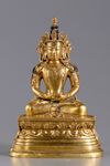 A Zanabazar-style bronze figure of Amitayus
