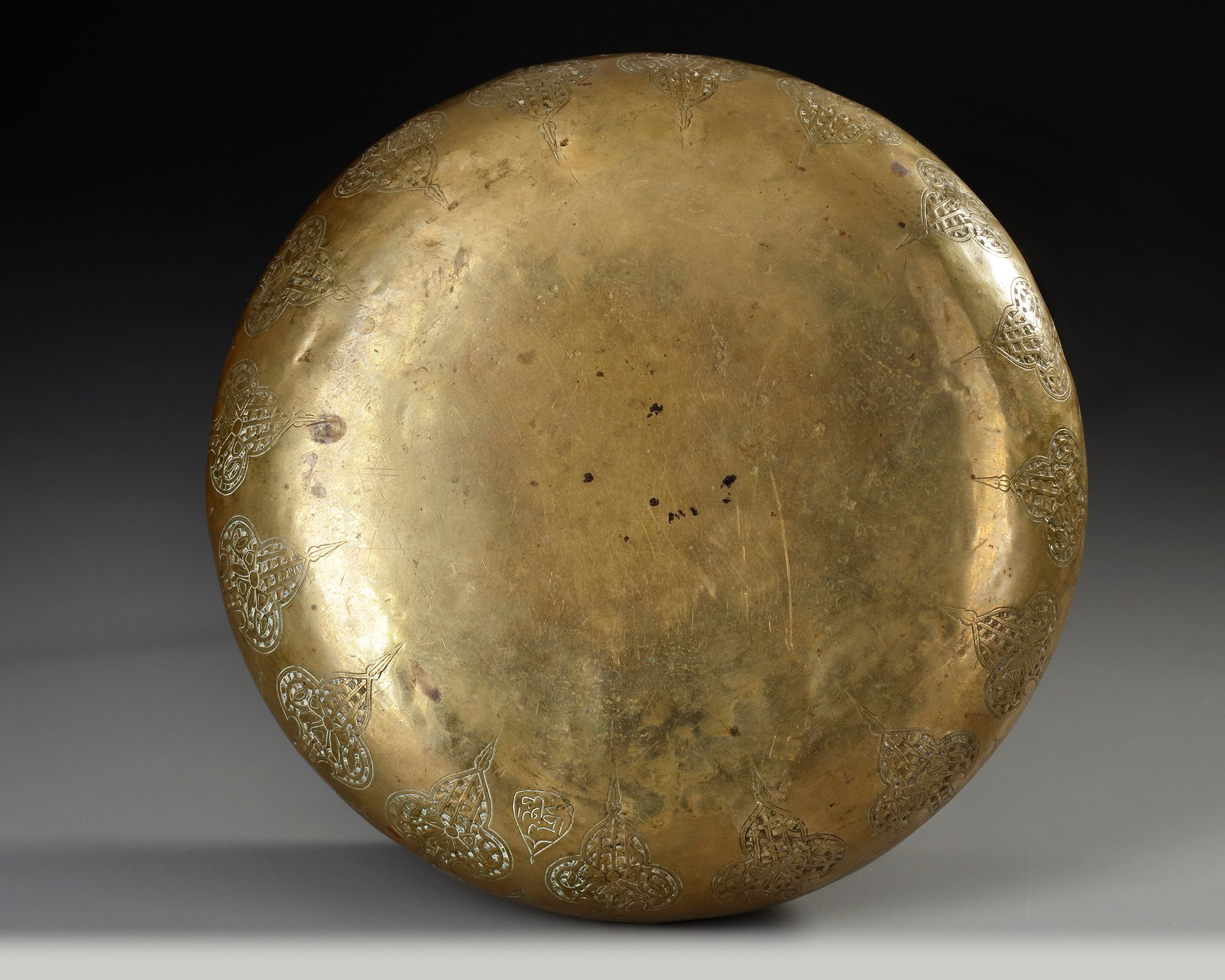 ブラスボウル　ペルシャ BRASS BOWL 14TH CENTURY ブラスボウル ペルシャ BRASS BOWL 14TH CENTURY ブラスボウル