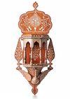 AN INDIAN BONE-INLAID HARDWOOD WALL SHRINE (MANDIR), LATE 19TH CENTURY