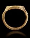 A GOLD RING, 14TH CENTURY