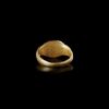 A ROMAN GOLD RING WITH A NICOLO INTAGLIO OF MERCURY, 1ST-2ND CENTURY AD