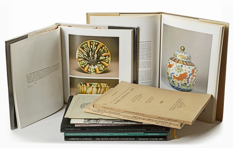 ELEVEN RARE EARLY CHINESE AUCTION CATALOGUES OF PRIVATE COLLECTIONS