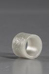 A Chinese jade archers ring
