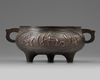 A CHINESE BRONZE 'ISLAMIC MARKET' TRIPOD CENSER, CHINA, QING DYNASTY (1644-1911)