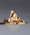 A JAPANESE NETSUKE  CARVING, 19TH CENTURY